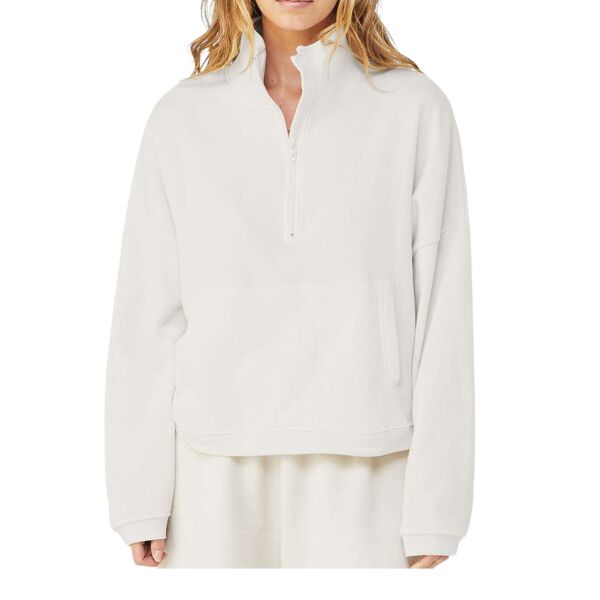 Ladies' Sponge Fleece Half-Zip Pullover Sweatshirt Thumbnail