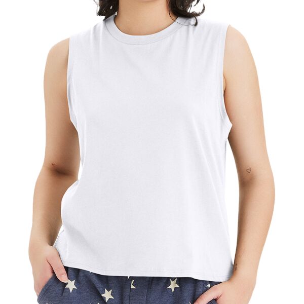 Ladies' Go-To Cropped Muscle T-Shirt Thumbnail
