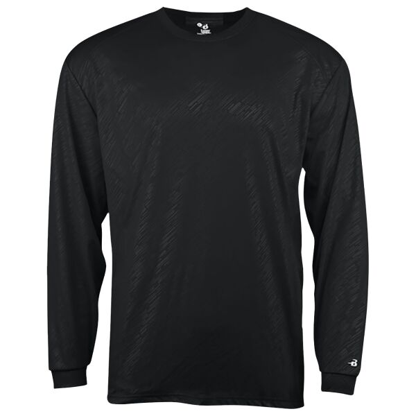 Youth Line Embossed Long Sleeve T-Shirt Thumbnail