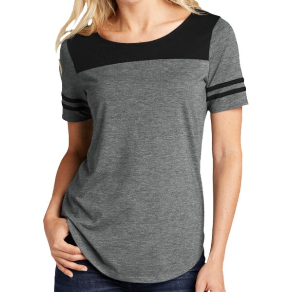 Women's PosiCharge ® Tri Blend Wicking Fan Tee Thumbnail