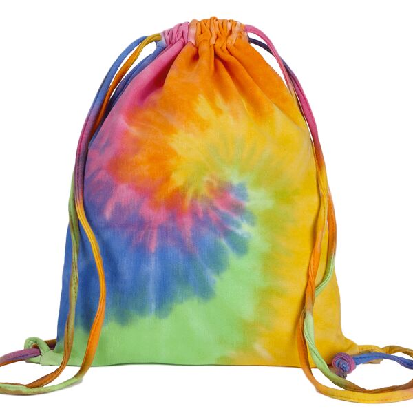 Swirl Tie-Dyed Drawstring Bag Thumbnail