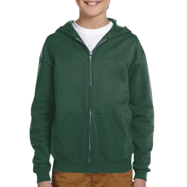 Youth 8 oz. NuBlend® Fleece Full-Zip Hood Thumbnail