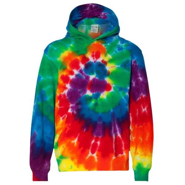 Youth Multi-Color Swirl Hooded Sweatshirt Thumbnail