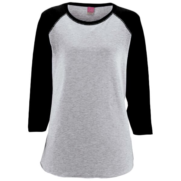 Ladies' Baseball Fine Jersey T-Shirt Thumbnail