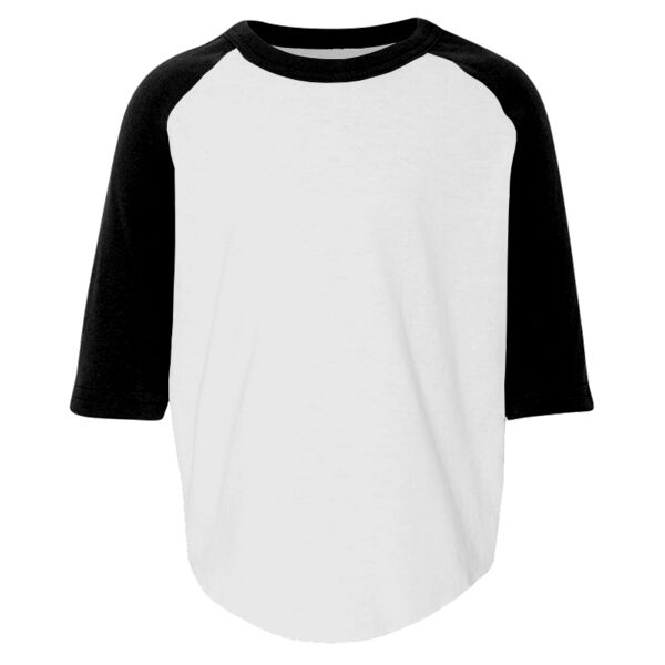 Toddler Three-Quarter Sleeve Baseball Jersey Thumbnail