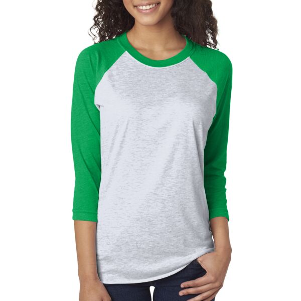 Unisex Triblend 3/4-Sleeve Raglan Thumbnail